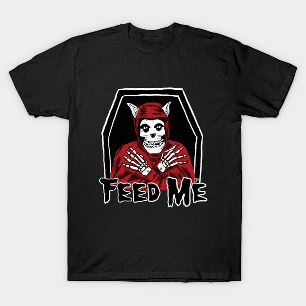 Feed Me Meow T-Shirt by TheEND42